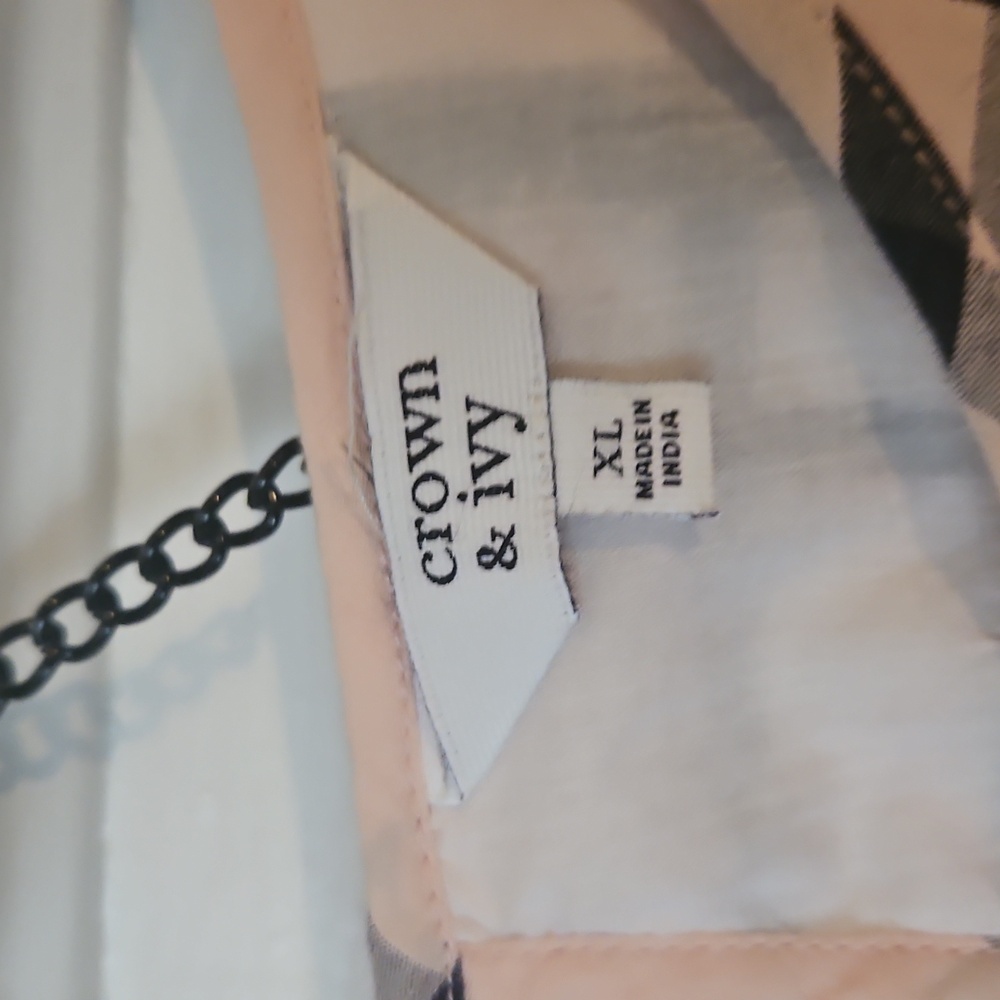 Crown & Ivy Pink Plaid Dress - Picture 3 of 4